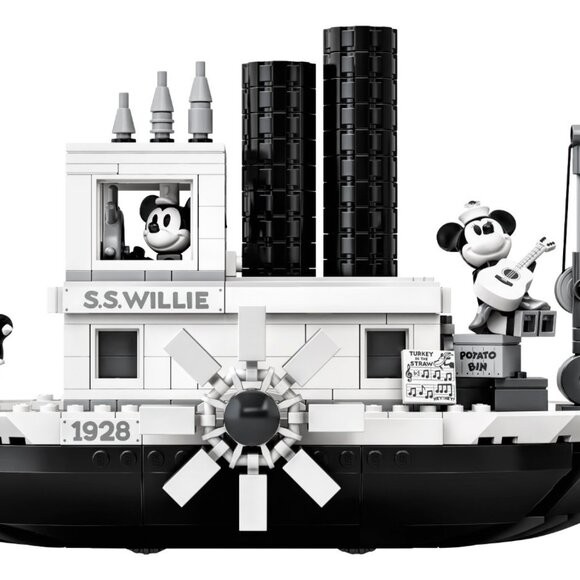 LEGO Ideas Disney Minnie & Mickey Mouse Steamboat Willie 21317 - Picture 1 of 7